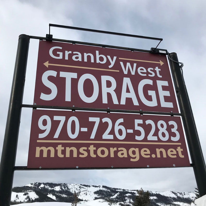 indoor storage at Granby West Storage